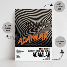 Orendart Adamlar - Harekete Kimse Mani Olamaz Albüm Spotify Çerçevesiz Tasarım Poster