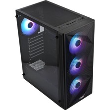 Gamx Gamework Gamx Dynamic 4X12 Rgb Temperli Cam Mesh Panel Kasa Powersiz