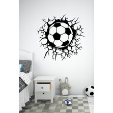 To Design Lab Futbol Temalı Çatlama Görünümlü Tablo
