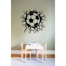 To Design Lab Futbol Temalı Çatlama Görünümlü Tablo