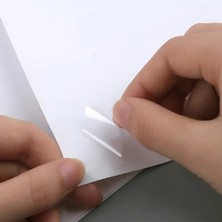 Zuidid 1000 Adet - 30 mm x 20 mm Pp Şeffaf Etiket - Ağız Kapatma Etiketi (Dikdörtgen)