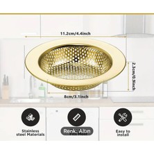 Peramics Eviye İçi Süzgeç Gold