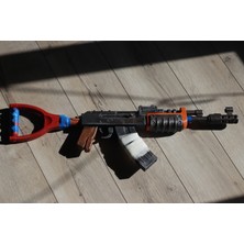 Rust Ak-47 Figürü – El Yapımı 3D Baskı Koleksiyonluk Dekoratif Model 76X22X4 cm (Bal Kervanı)