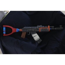Rust Ak-47 Figürü – El Yapımı 3D Baskı Koleksiyonluk Dekoratif Model 76X22X4 cm (Bal Kervanı)