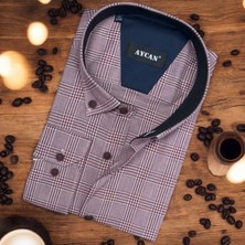 Pamuklu Uzun Kollu Pembe Erkek Gömlek (Regular Kalıp)