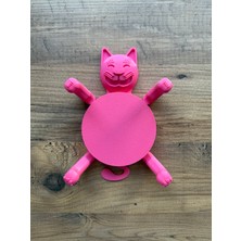 Şirin Kedi Bardak Tutacağı/bardak Altı/bardak Tutan Kedi.