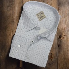 Pamuklu Uzun Kollu Beyaz Erkek Gömlek (Regular Kalıp)