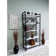 Erciyes Telli White Metal Kitaplık