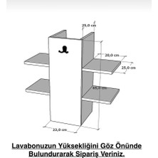 Lavabo Düzenleyici Banyo Rafı