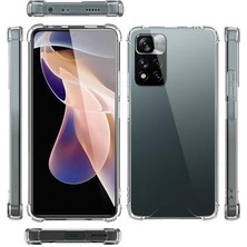  Redmi Note 11 Pro Plus 5g Kılıf Köşe Korumalı Kılıf Şeffaf Köşeli Kılıf Slikon - Şeffaf