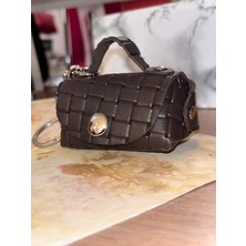 Pinkylola Mini Lola 2 Model Kahverengi Hakiki Deri Anahtarlık,çanta Süsü, Bag Charm