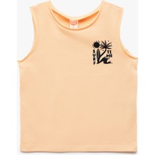 Koton Pamuklu Kolsuz Baskı Detaylı Atlet