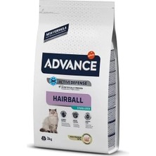 Advance Hairball Tüy Yumağı Önleyen Hindili Kısır Kedi Maması 3 kg