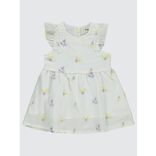 Civil Baby Kız Bebek Elbise 6-18 Ay Ekru