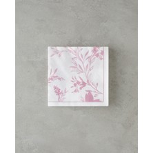 Floryna 20'li Kağıt Peçete 33x33 cm Pembe-Beyaz