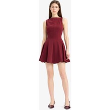 DeFacto Kayık Yaka Basic Mini Abiye Elbise F0205AX25SP