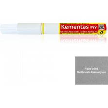 Kementaş Tam Örtücü Rötuş Kalemleri F436-1001 Metbrush Aluminyum Tam Ört.rötuş Kalemi