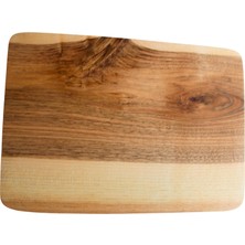 Doğal Ahşap Kesme Tahtası Ceviz 33X24 cm