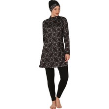 Belle Vista Fantasy 3419 Bayan Desenli Tesettür Mayo