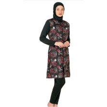 Belle Vista Fantasy 3435 Bayan Desenli Tesettür Mayo