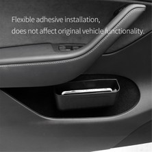 Spibicyy Tesla Model Y Model 3 Highland Güneş Gözlüğü Tutucu Merkezi Konsol Organizatör Tpe Saklama Kutusu Iç Aksesuarları (Yurt Dışından)