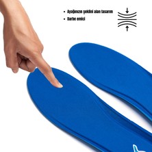 Sanus  Memory Foam Ortapedik Yastıklı Unisex 100 Model Tabanlık Mavi