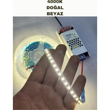 Dolap / Duvar 5 Metre Tak Çalıştır Mt/120 Led Şerit Led - 4000K DOĞAL BEYAZ
