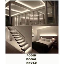 Dolap / Duvar 5 Metre Tak Çalıştır Mt/120 Led Şerit Led - 4000K DOĞAL BEYAZ