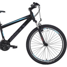Bisan Cooper Dağ Bisikleti 37 cm V 27.5 Jant 21 Vites Mat Siyah Mavi