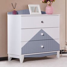 Setay Şifonyer, Fethiye 3 Çekmeceli Şifonyer -Gri