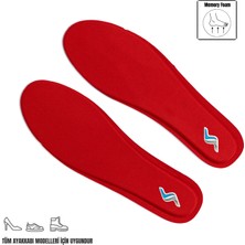 Sanus Memory Foam Ortapedik Yastıklı Unisex M800 Model Tabanlık Kırmızı