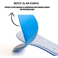Sanus Memory Foam Ortapedik Yastıklı Unisex M800 Model Tabanlık Gri