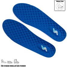 Sanus M900 Model Tek Ebat Unisex Memory Foam Ortapedik Boy Yükseltici Tabanlık Mavi