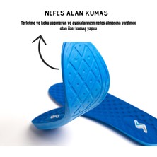 Sanus M900 Model Tek Ebat Unisex Memory Foam Ortapedik Boy Yükseltici Tabanlık Mavi