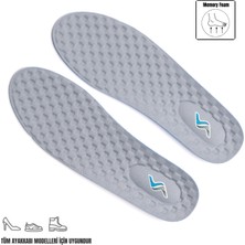 M900 Model Memory Foam Ortapedik Boy Yükseltici Unisex Tabanlık Gri