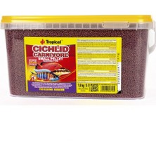 Tropical Cichlid Carnivore Small Pellet 100 gr Açık