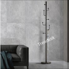 Trendesk Modern Metal Beyaz Ayaklı Askılık Elbise Askısı 1053-CN
