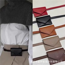 Leijun Yeni Şık Mini Bel Çantası Kemer Dekorasyon Mizaç Küçük Çanta Çok Yönlü (Yurt Dışından)