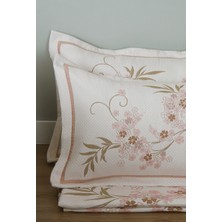NEEA HOME Clara Çift Kişilik Yatak Örtüsü Takımı Naturel Bej Renk Günlük Çok Amaçlı Pike Örtü Seti 260 x 260 cm