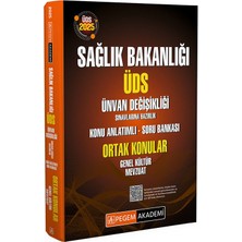 2025 Data Sağlık Bakanlığı ÜDS Ortak Konular Ünvan Değişikliği Sınavına Hazırlık Genel Kültür Mevzuat