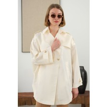 Apoletli Tafta Ceket Kemik