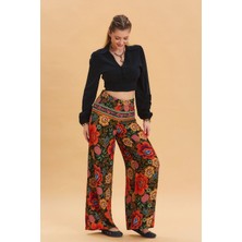 Palazzo Yüksek Bel Bol Kesim Pantolon