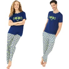 Yeni Inci Sevgili Karı Koca 2 Çift Pijama Takım 1901-838
