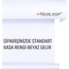 Gölge Stor EN340CM BOY240CM Projeksiyon Perdesi Motorlu Yeni Akıllı Kumaş Blackout-Işık Geçirmez 4K 8k Hd