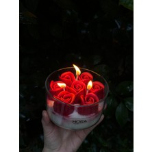 Hora Candle Atelier Kırmızı Gül Mum