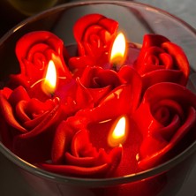 Hora Candle Atelier Kırmızı Gül Mum