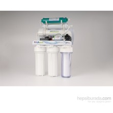 Lifetech 6 Aşamalı Alkali-Pompalı Arıtma Cihazı+Yedek Ön Filtre Seti+Kireç Önleyici Filtre