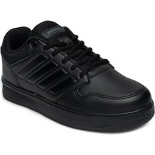 Best Of 074-25 Deri Slash Anatomik Sneaker Siyah 36-40