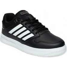Best Of 074-25 Deri Slash Anatomik Erkek Sneaker Siyah Beyaz