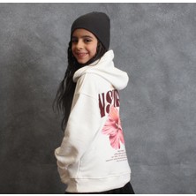 Kız Çocuk Kapüşonlu Sweatshirt